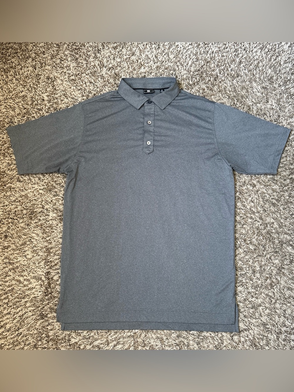 FootJoy Men's Heathered Gray Performance Polo